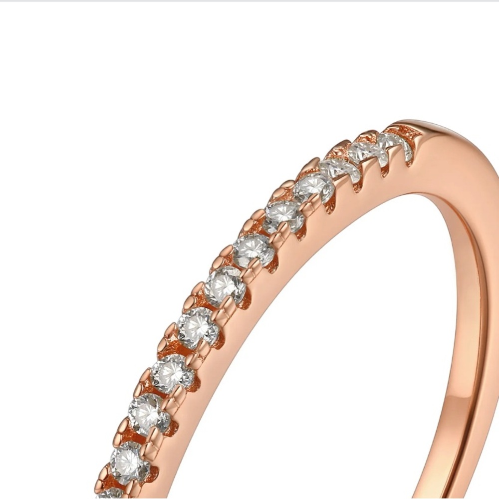 Moment Wish Engagement Wedding Ring Rose Gold size 10.5 Moissanite